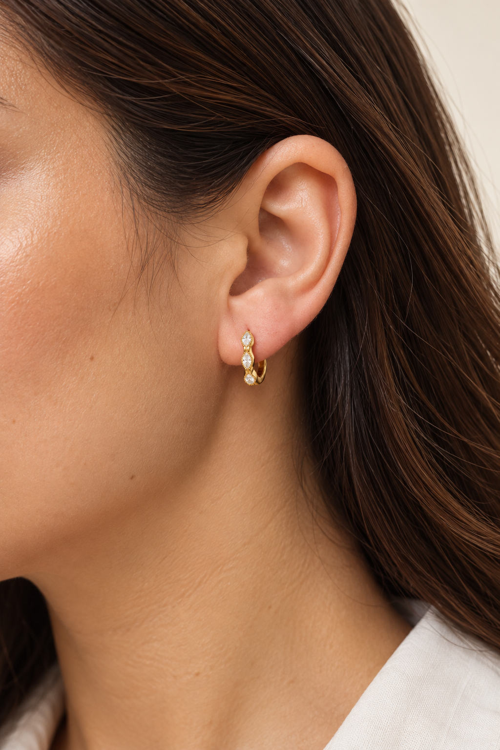 Elara Huggie Earrings
