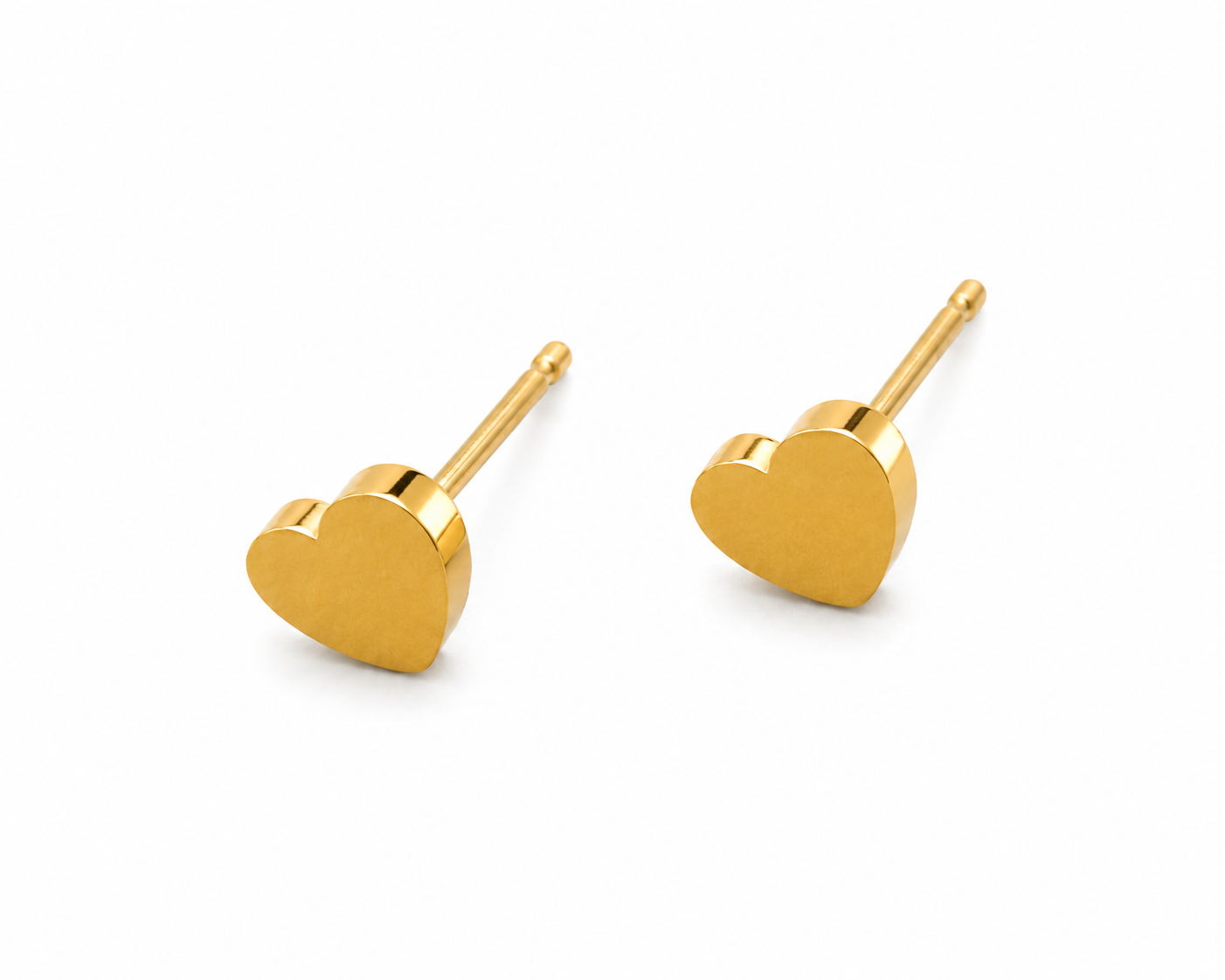 Amora Heart Stud Earrings