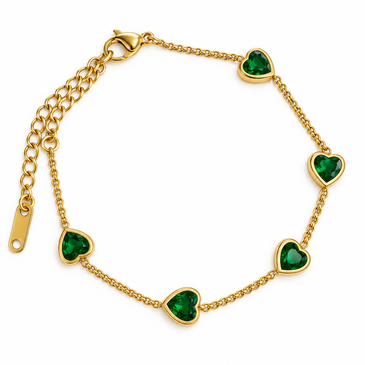 Gia Heart Bracelet