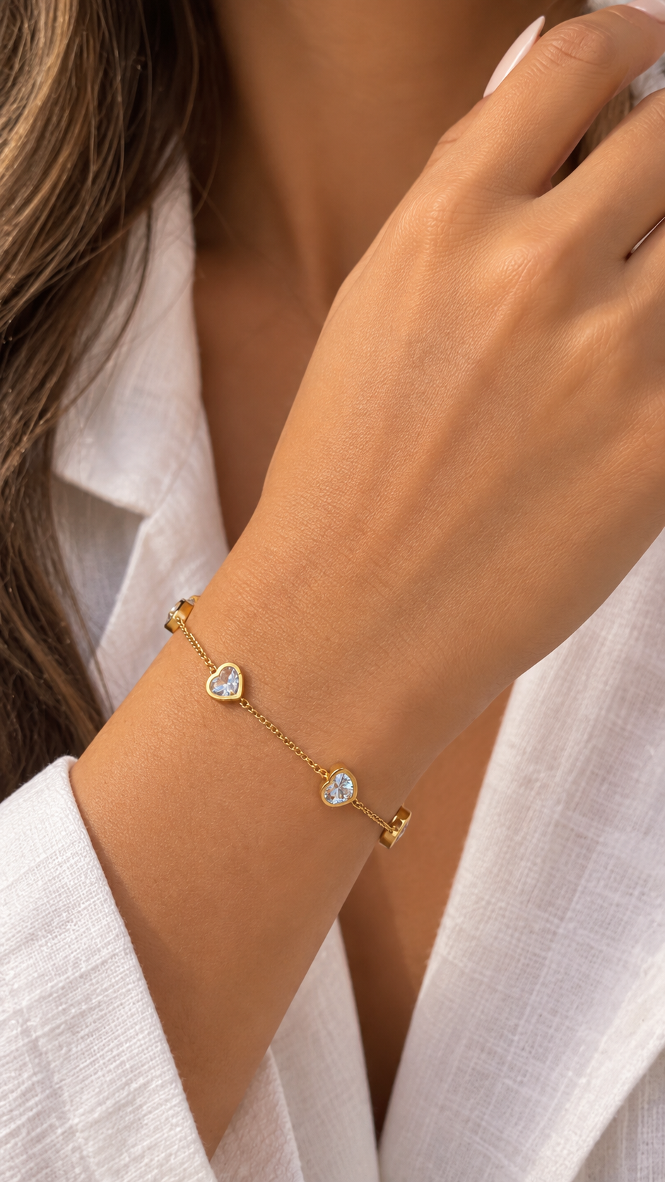 Gia Heart Bracelet
