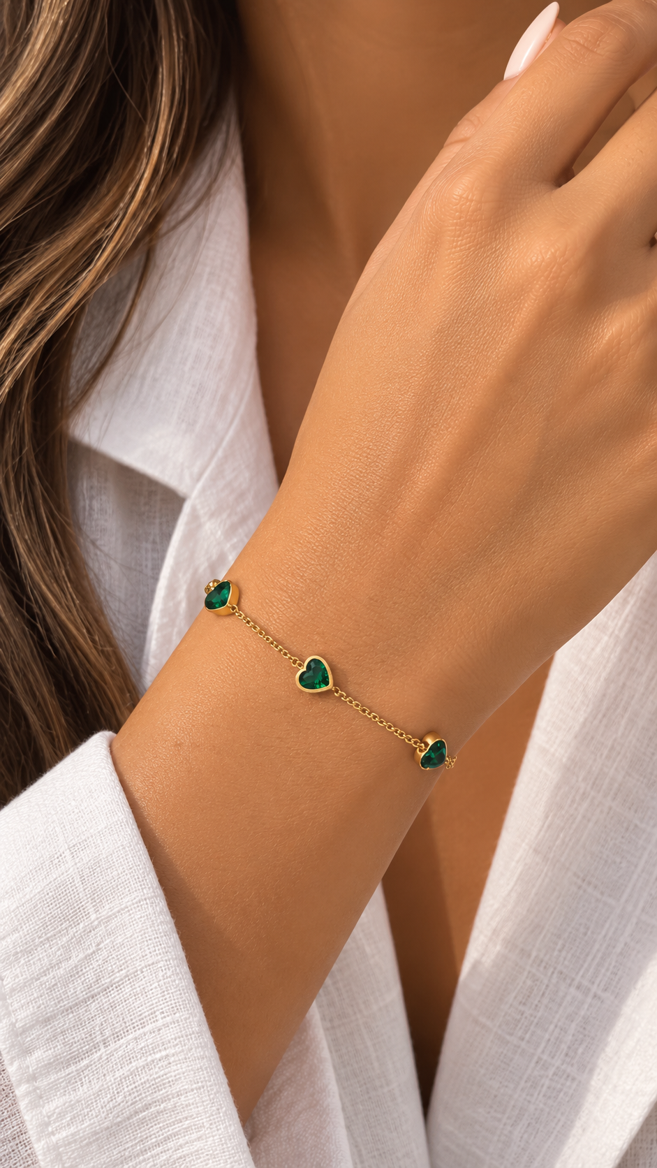 Gia Heart Bracelet