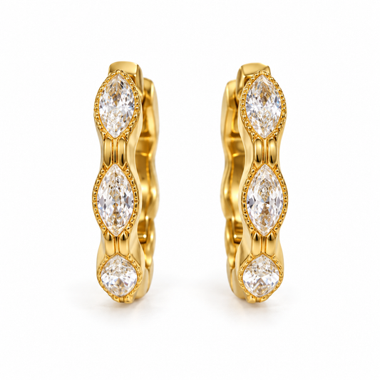 Elara Huggie Earrings