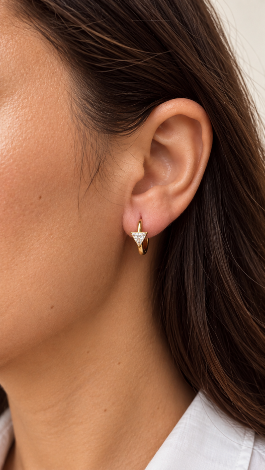 Tria Huggie Earrings