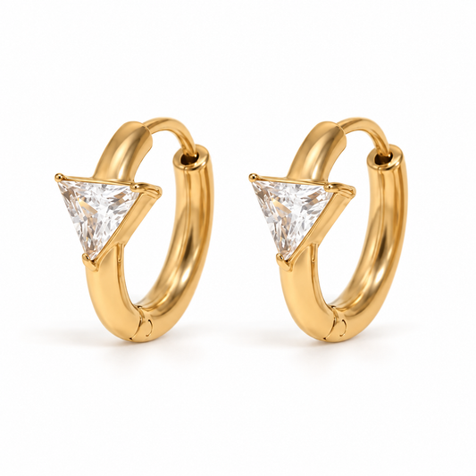 Tria Huggie Earrings