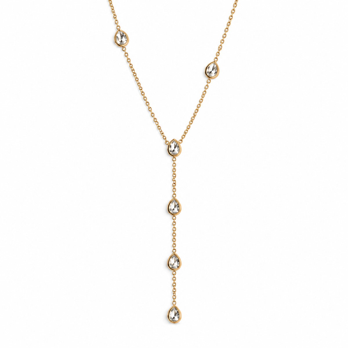 Goccia Lariat Necklace