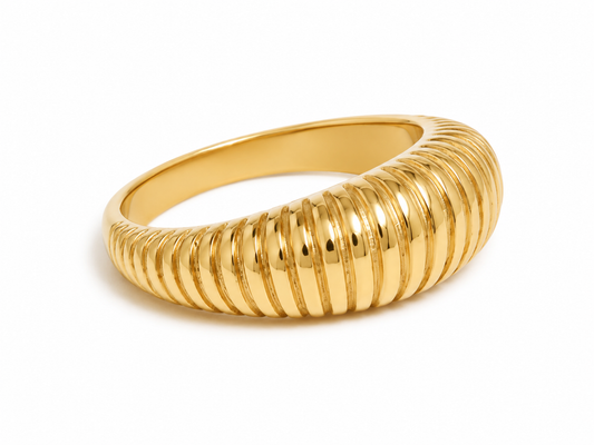 Valentina Ribbed Ring